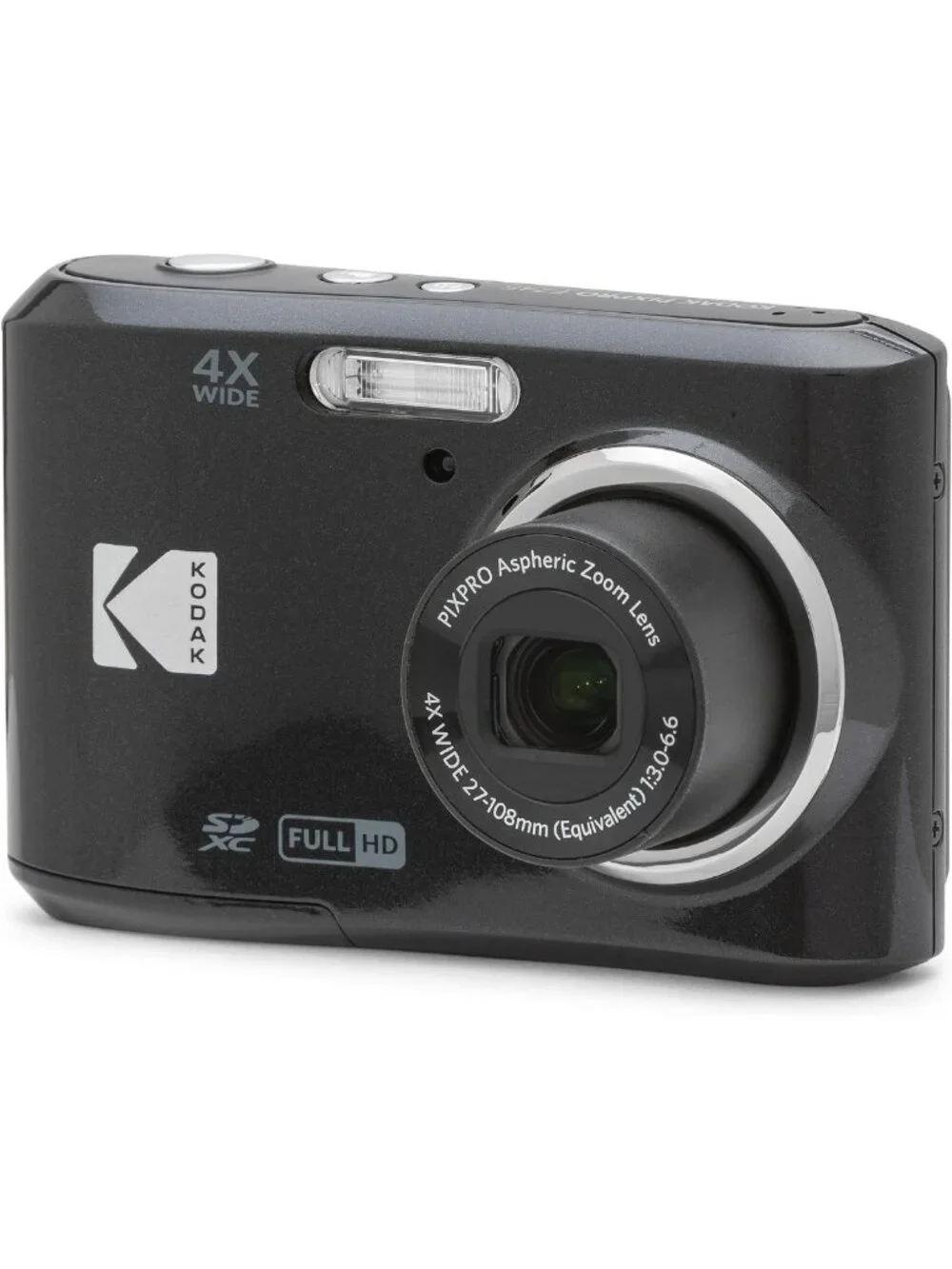 16MP Compact Digital Camera with 4X Optical Zoom, Lightweight, Easy to Use
